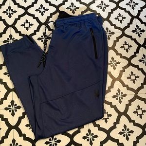 🕷️Spyder Active men’s large joggers dark blue.